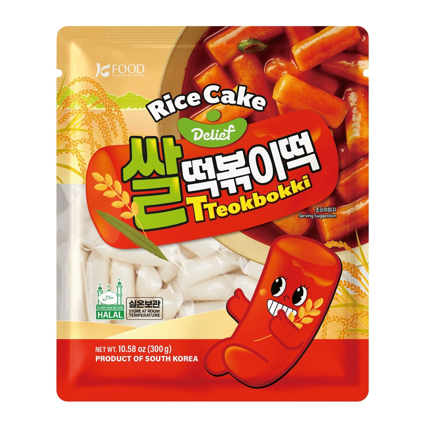 TOPOKKI RICE CAKE STICK 10 x 300g DELIEF