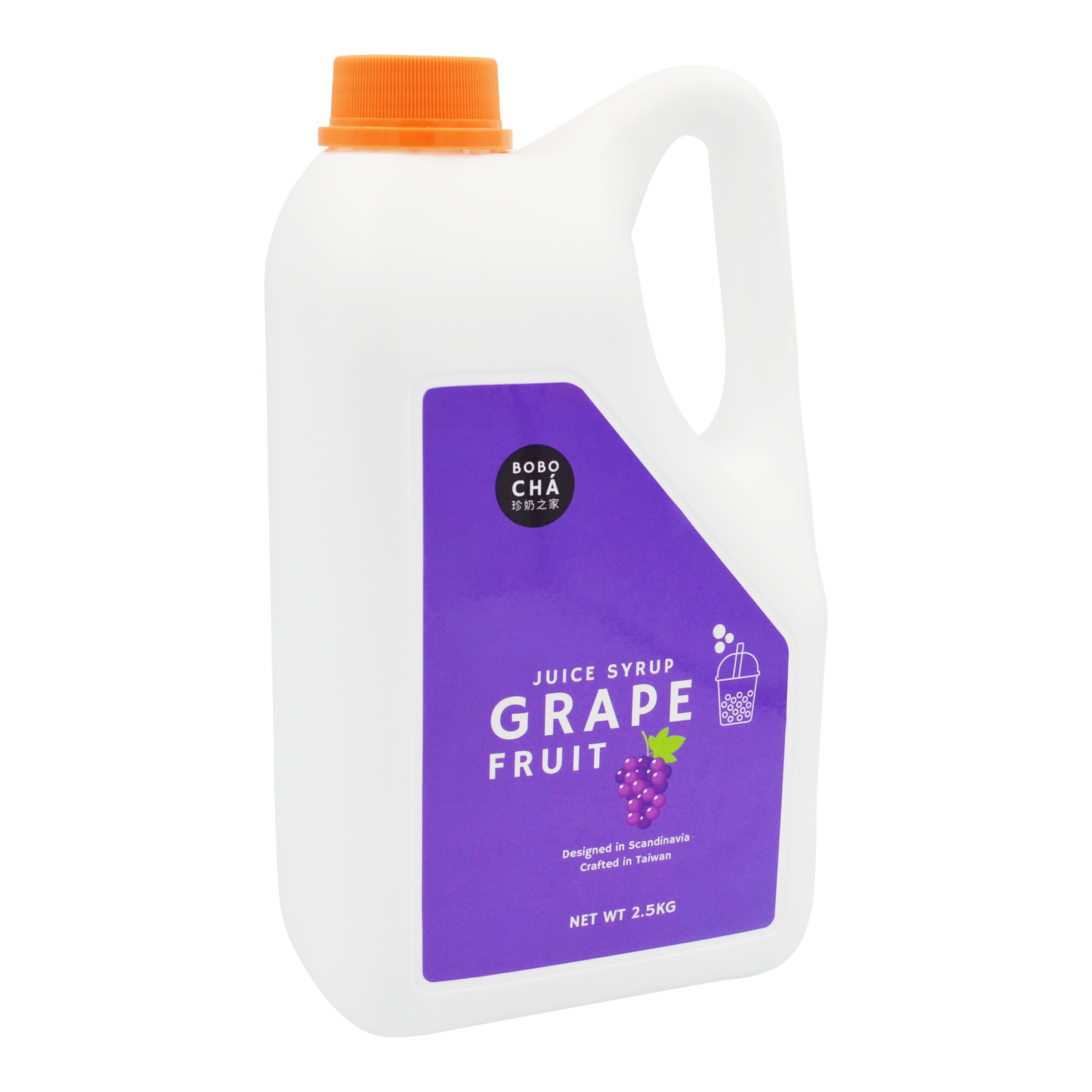 GRAPE JUICE SYRUP 6 x 2.5kg BOBO CHA