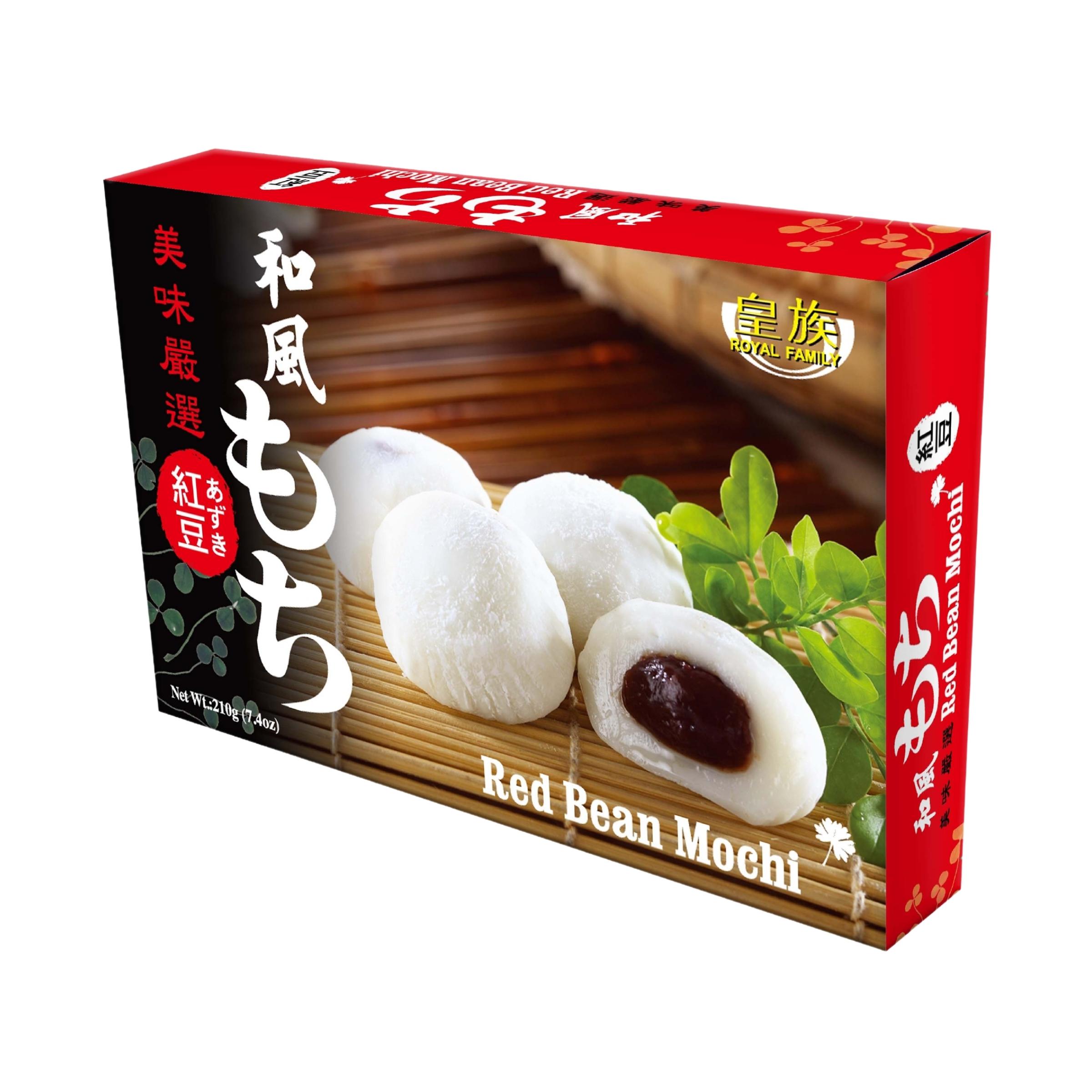 RED BEAN MOCHI 24 x 210g ROYAL FAMILY