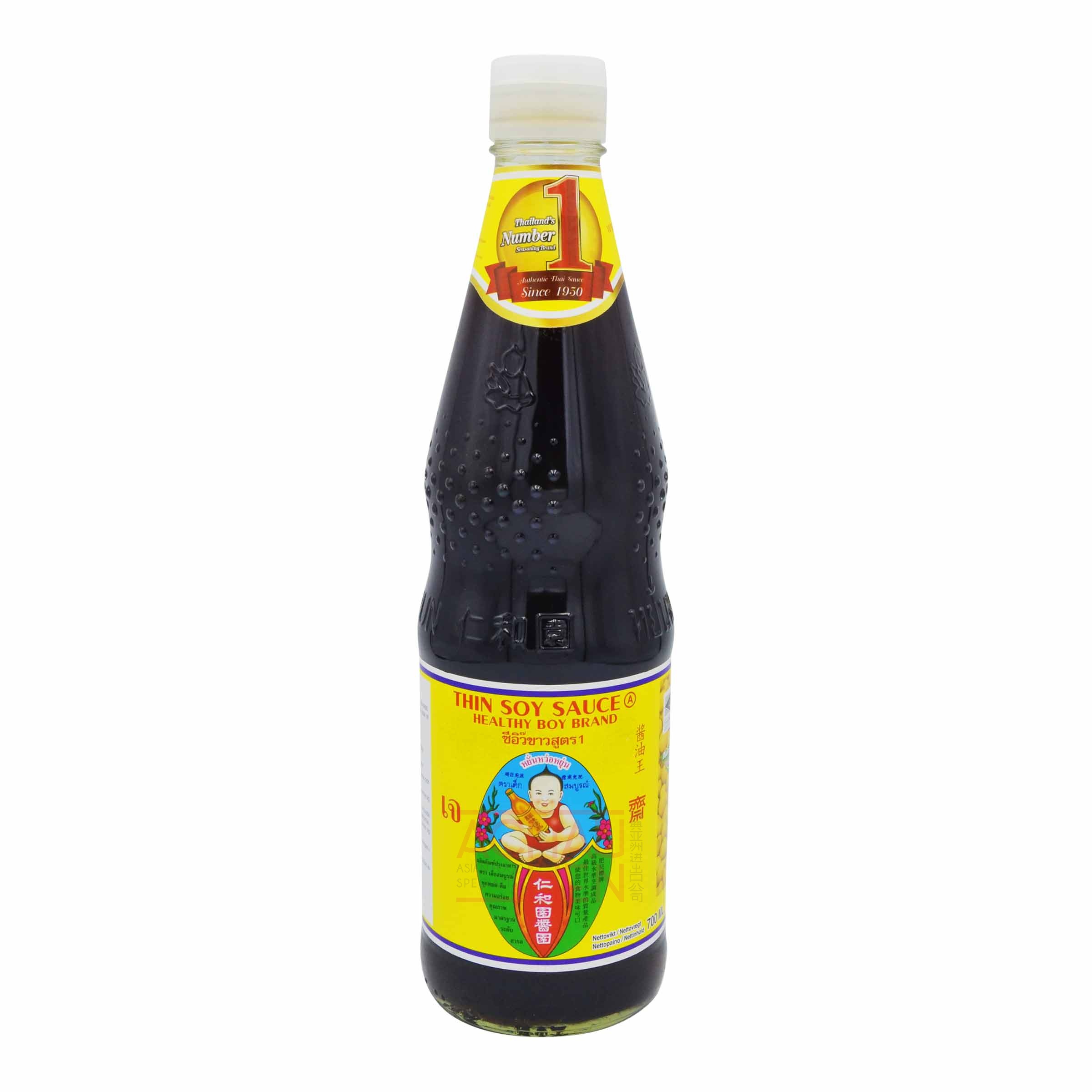 THIN SOY SAUCE 12 x 700ml HEALTHY BOY