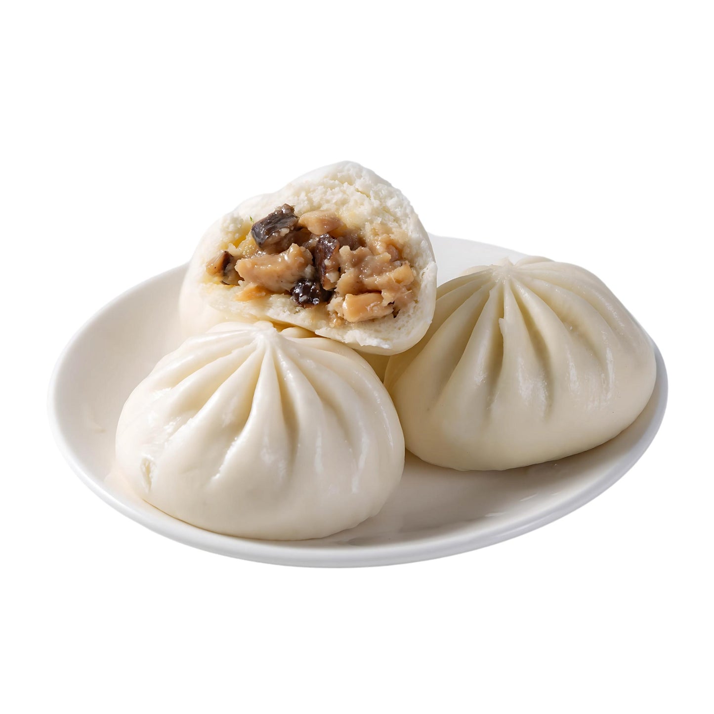 FROZEN SHIITAKE CHICKEN BAO BUNS (6PCS X 45G) 16 x 270g TWIN DRAGON