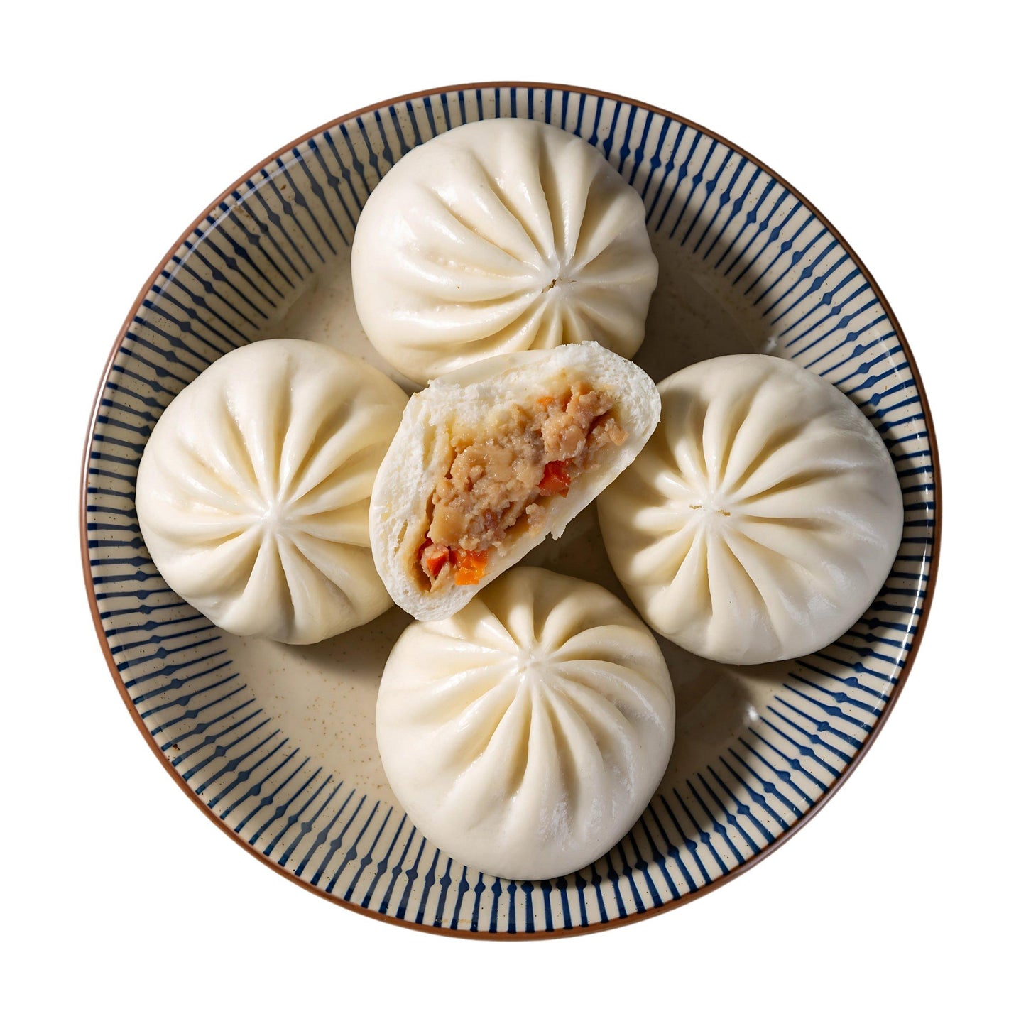 FROZEN TERIYAKI CHICKEN BAO BUNS (6PCS X 45G) 16 x 270g TWIN DRAGON