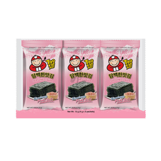 SEASONED LAVER HIMALAYAN PINK SALT (3PCS X 4G) 20 x 12g TAOKAENOI