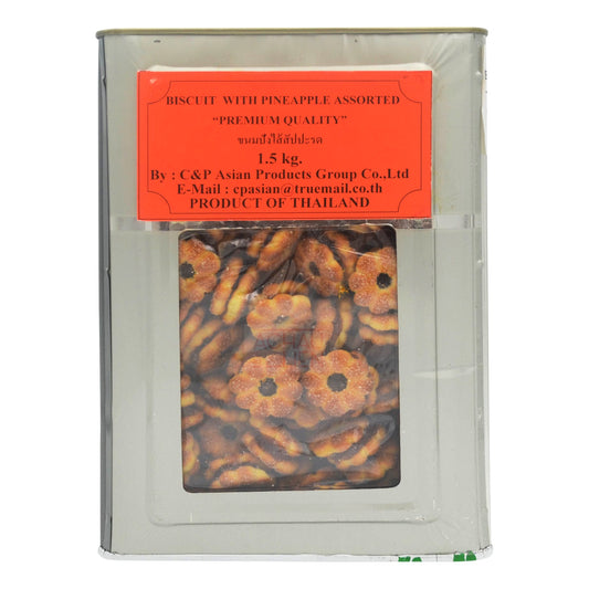 PINEAPPLE BISCUIT 1 x 1.5kg BANN THAI