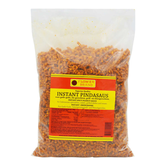 INSTANT SPICY PEANUT SAUCE GADO GADO 12 x 1kg FLOWER BRAND