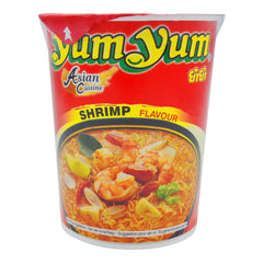 INSTANT NOODLES CUP SHRIMP FLAVOUR 12 x 70g YUM YUM