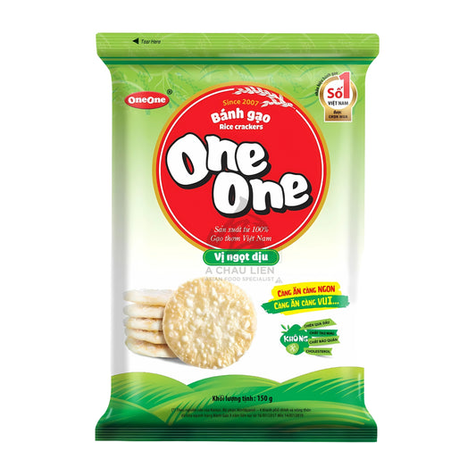 RICE CRACKER 20 x 150g ONE-ONE