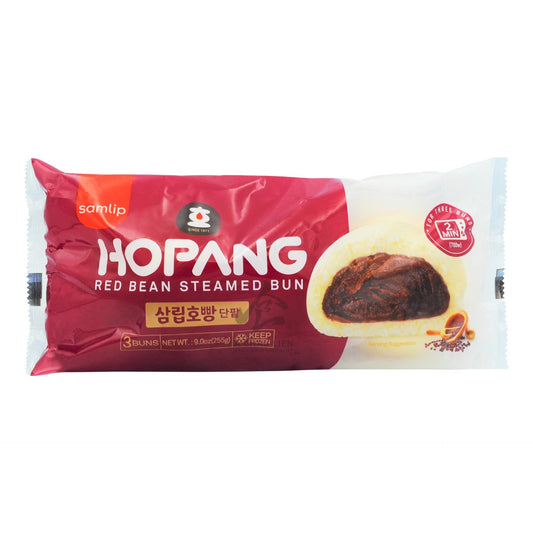 RED BEAN STEAMED BUN HOPANG 18 x 255g SAMLIP