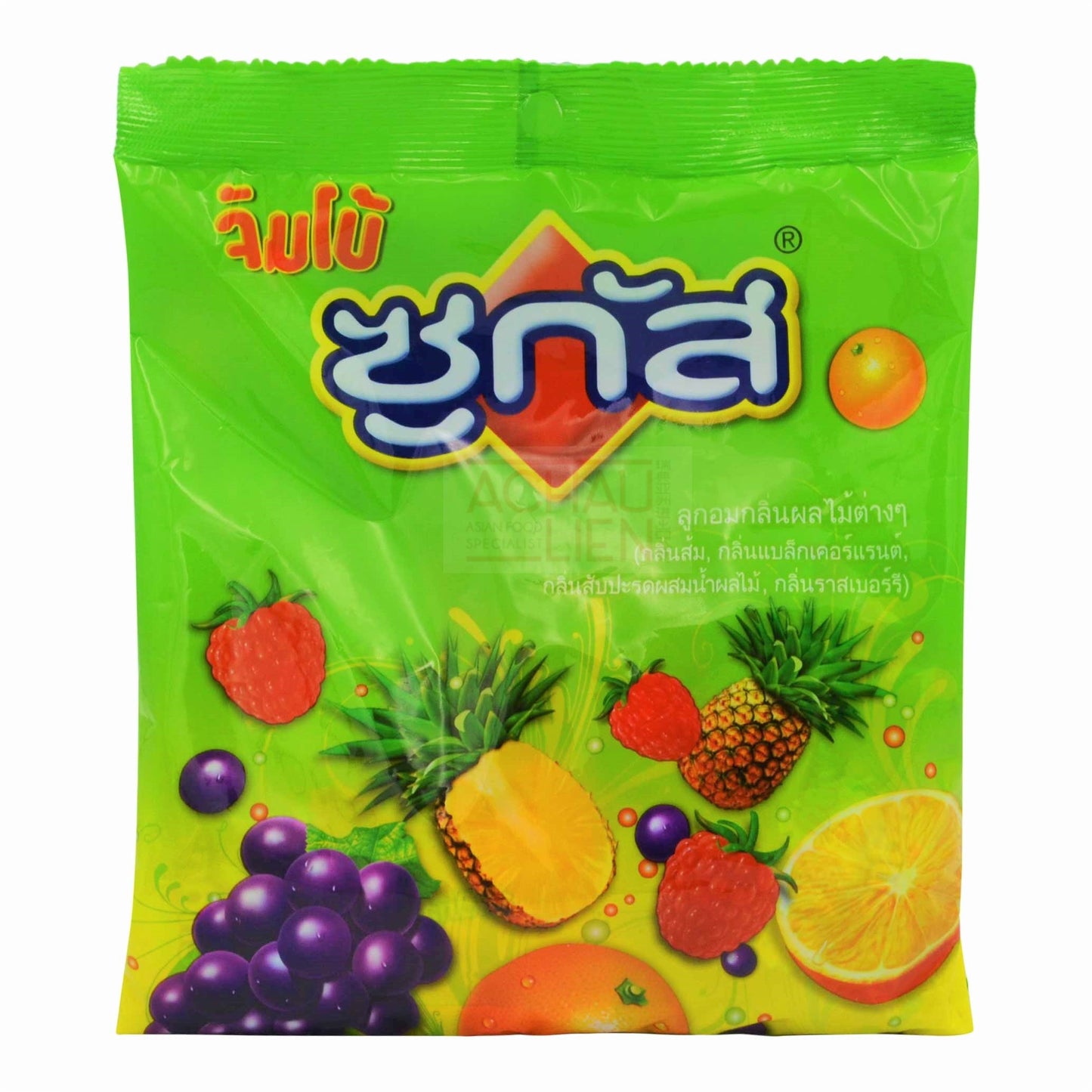 CHEWY CANDY JUMBO ASSORTED FRUITY FLAVOR 72 x 45g SUGUS