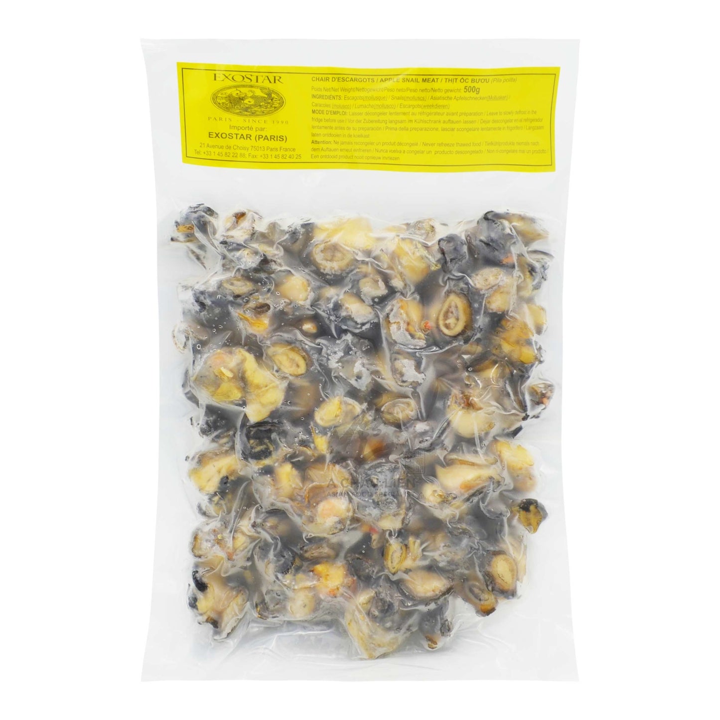 FROZEN BLANCHED APPLE SNAIL MEAT 100/300 20 x 500g EXOSTAR