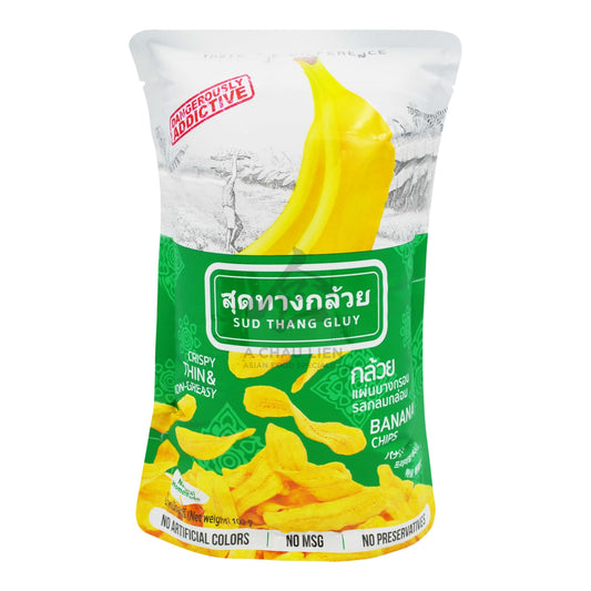 FRIED BANANA CHIPS PREMIUM 30 x 100g SUD THANG GLUY