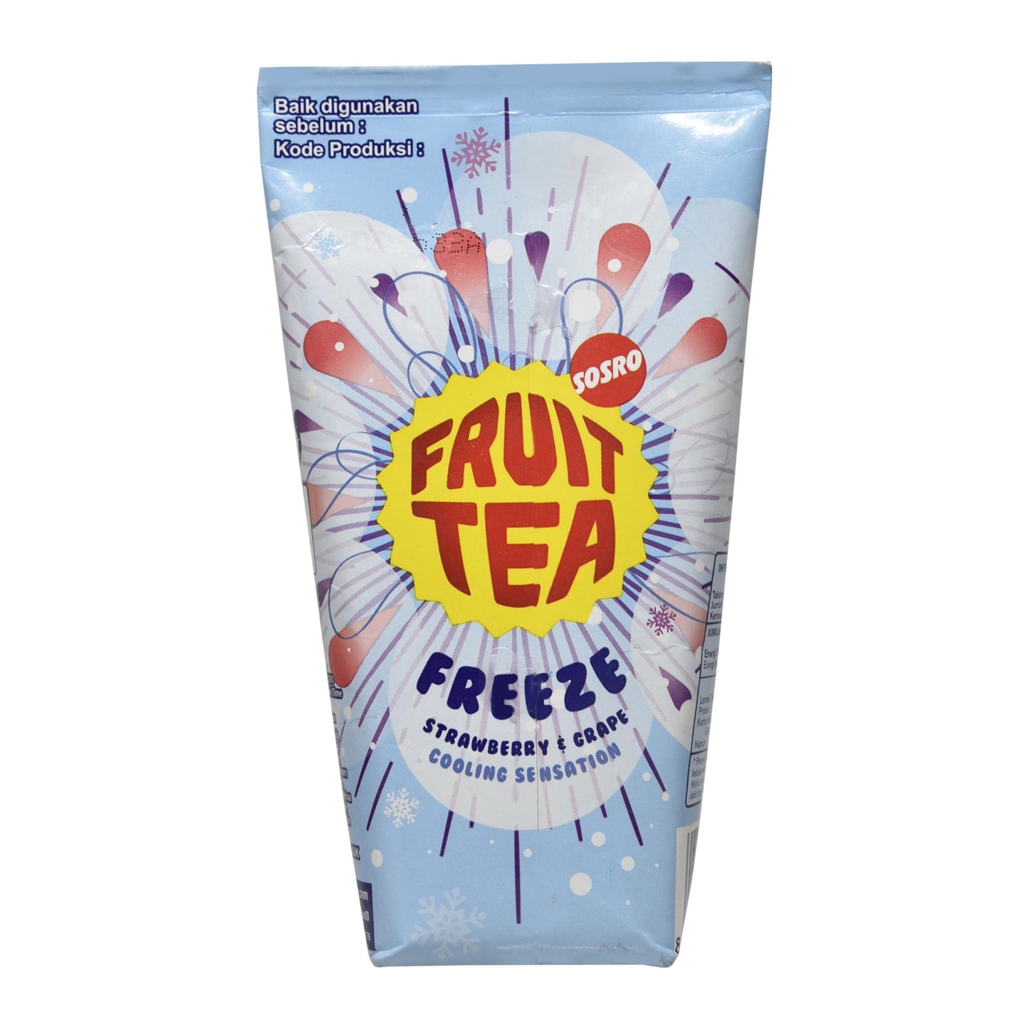 FRUIT TEA FREEZE 24 x 200ml SOSRO