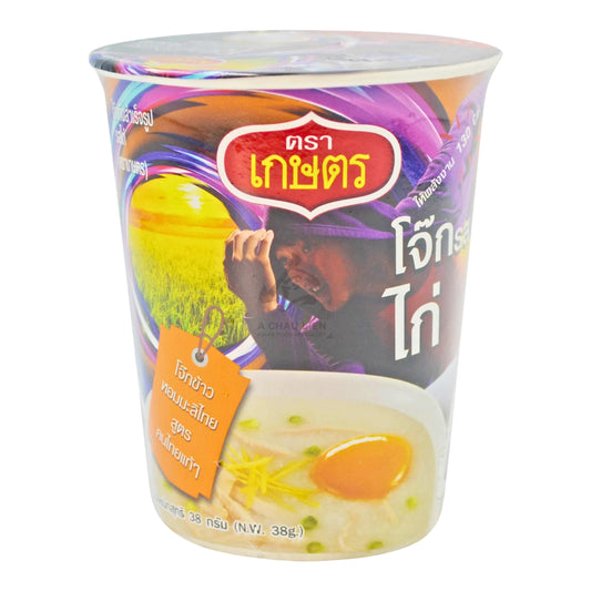 INSTANT RICE PORRIDGE CUP CHICKEN 12 x 38g KASET