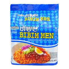 BIBIM MEN NOODLES (5PCS X 130G) 4 x 650g PALDO