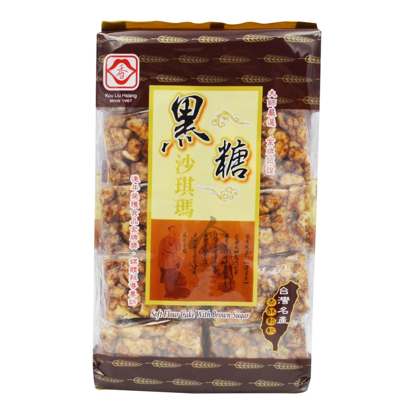 SOFT FLOUR CAKE WITH BROWN SUGAR 24 x 250g KOU LIU HSIANG