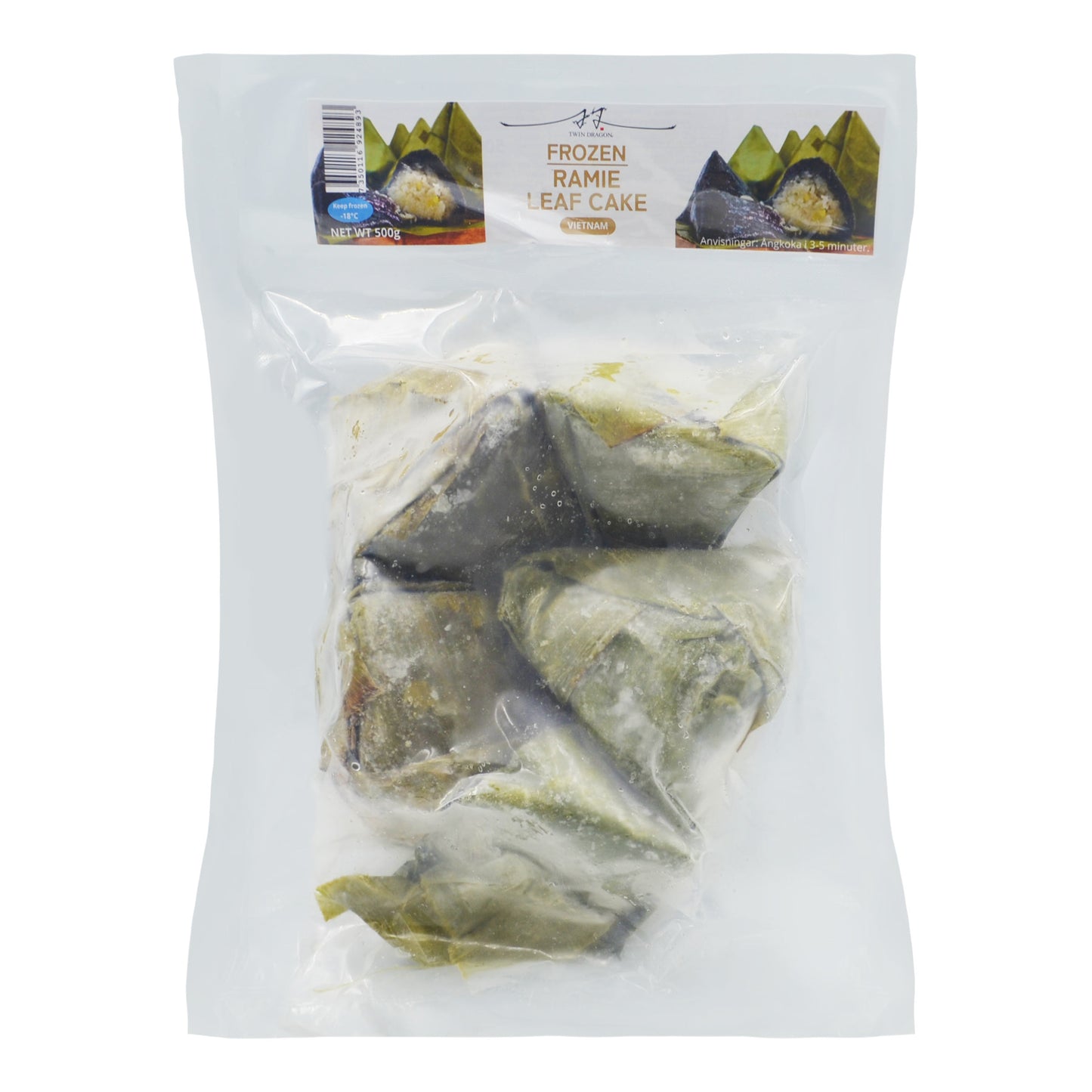 FROZEN RAMIE LEAF CAKE 20 x 500g TWIN DRAGON