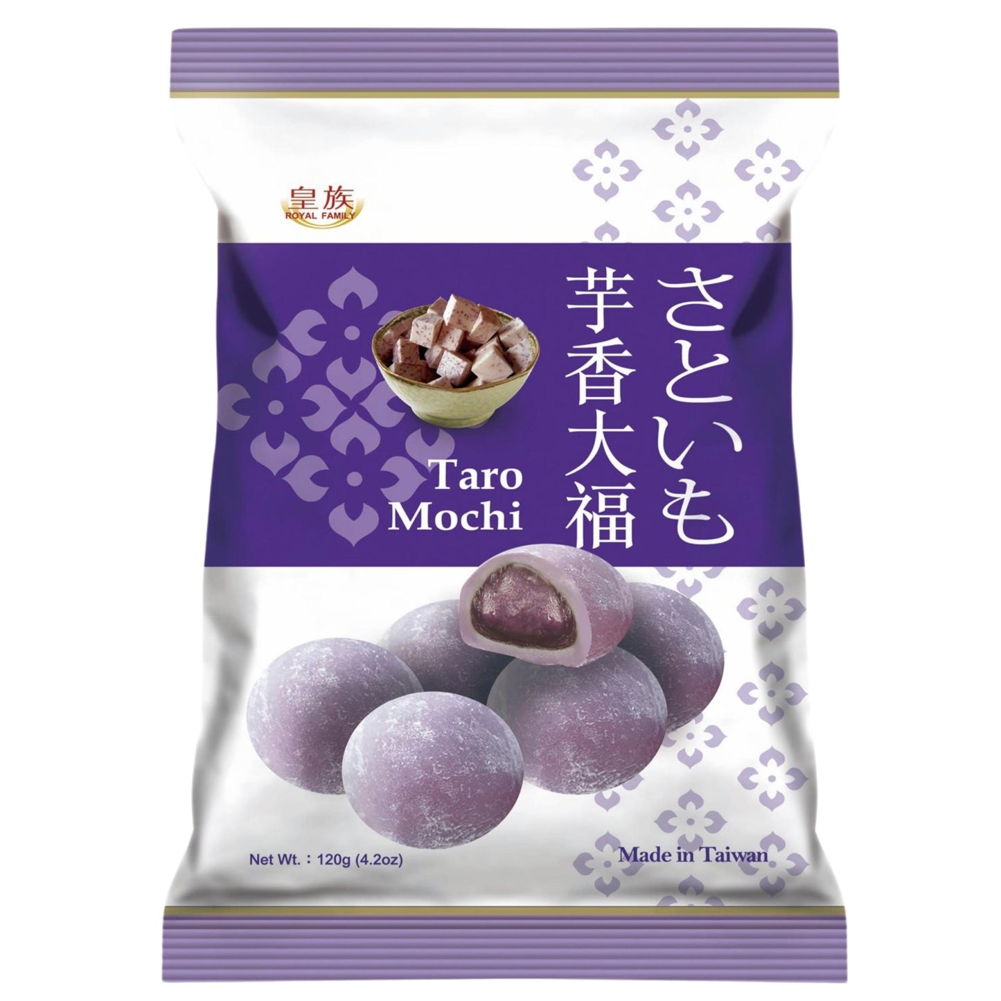 TARO MOCHI 24 x 120g ROYAL FAMILY