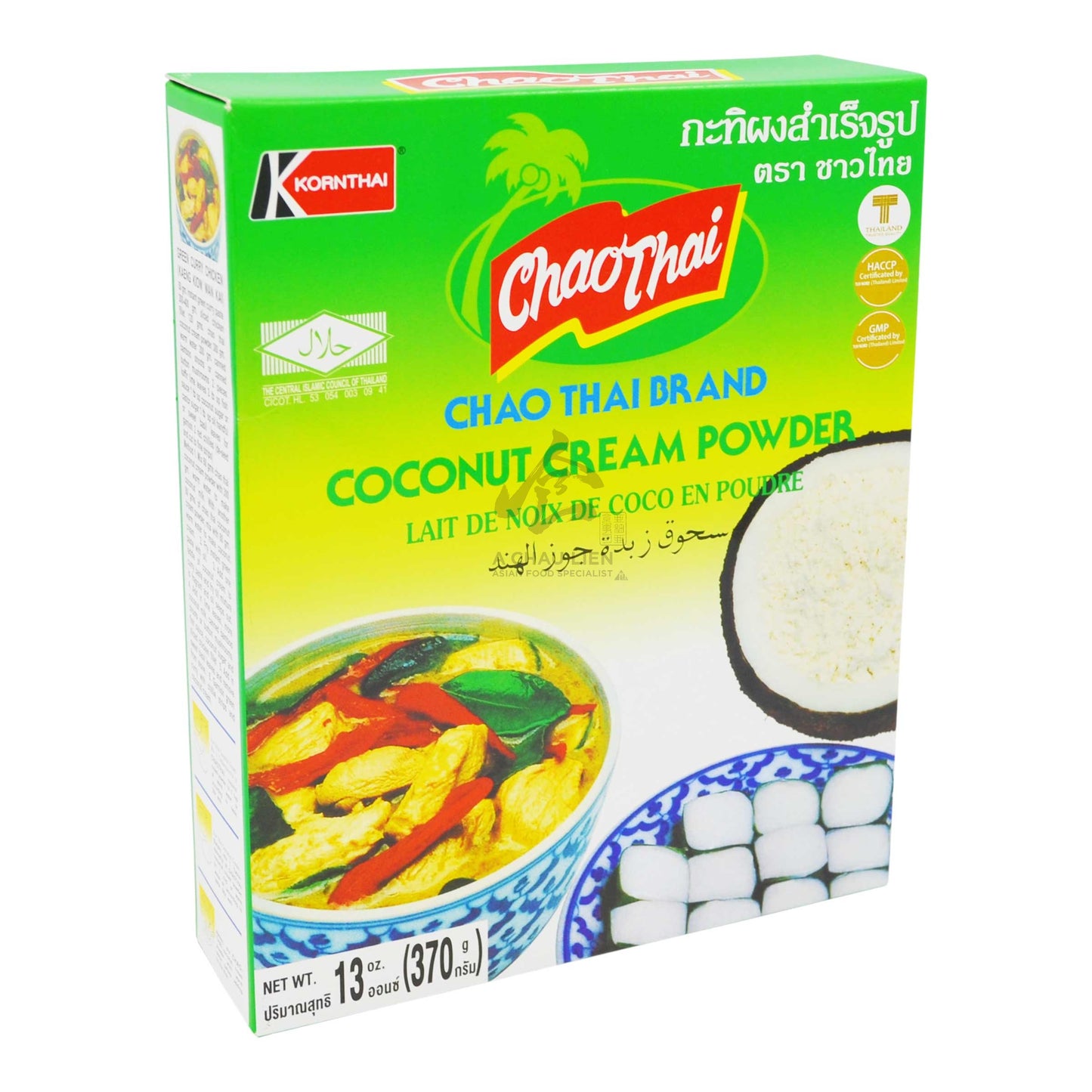 COCONUT CREAM POWDER 12 x 370g CHAO THAI