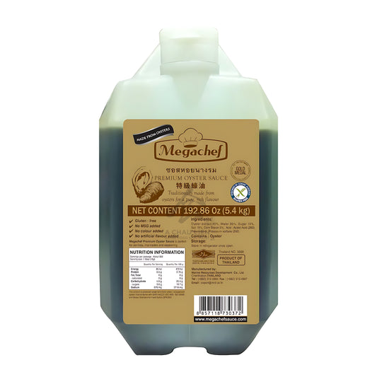 PREMIUM OYSTER SAUCE 3 x 5.4kg MEGACHEF