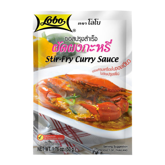 STIR-FRY CURRY SAUCE 48 x 50g LOBO