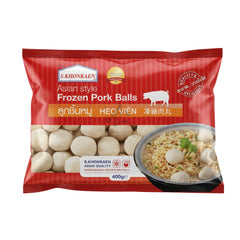 FROZEN ASIAN STYLE PORK BALLS 12 x 400g S.KHONKAEN