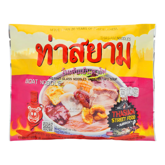 INSTANT GLASS NOODLES WITH YENTAFO SOUP 40 x 88g THASIAM