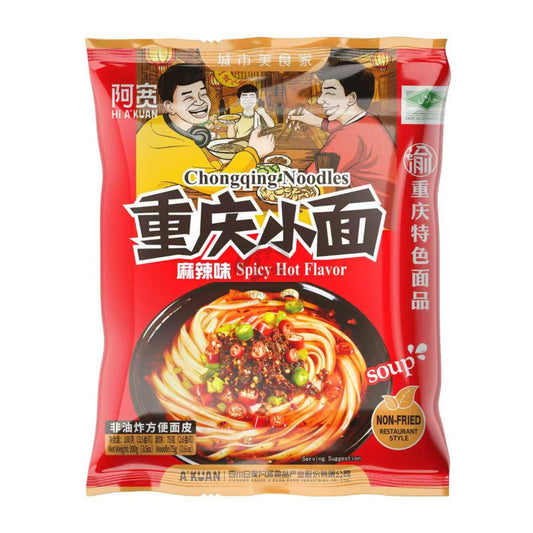 CHONGQING NOODLES SPICY HOT FLAVOR 20 x 100g A-KUAN