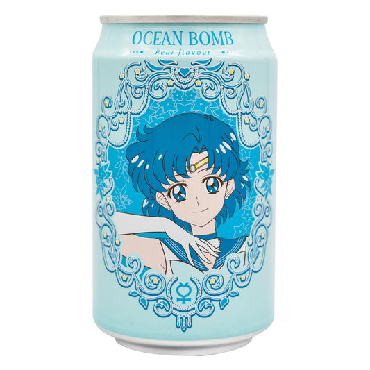 SAILOR MOON PEAR SPARKLING WATER 24 x 330ml OCEAN BOMB