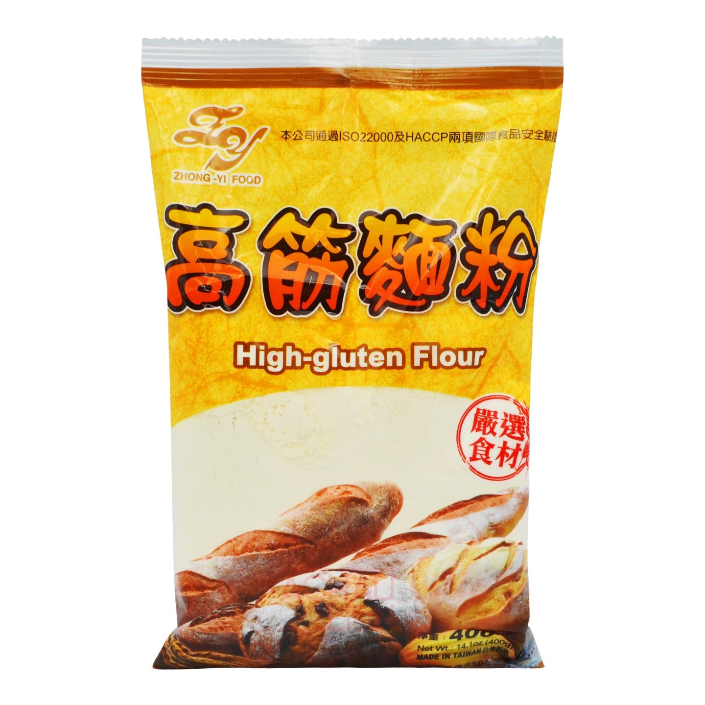 HIGH GLUTEN FLOUR 12 x 400g ZHONG-YI FOOD