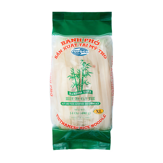 RICE NOODLE XL 10MM 30 x 400g BAMBOO TREE