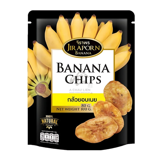 BANANA CHIPS 24 x 80g JIRAPORN