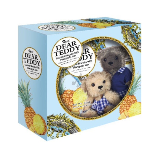 COCONUT BISCUITS WITH PINEAPPLE JAM 18 x 150g DEAR TEDDY
