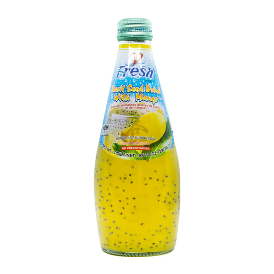 MANGO DRINK WITH BASIL SEED 24 x 290ml V-FRESH