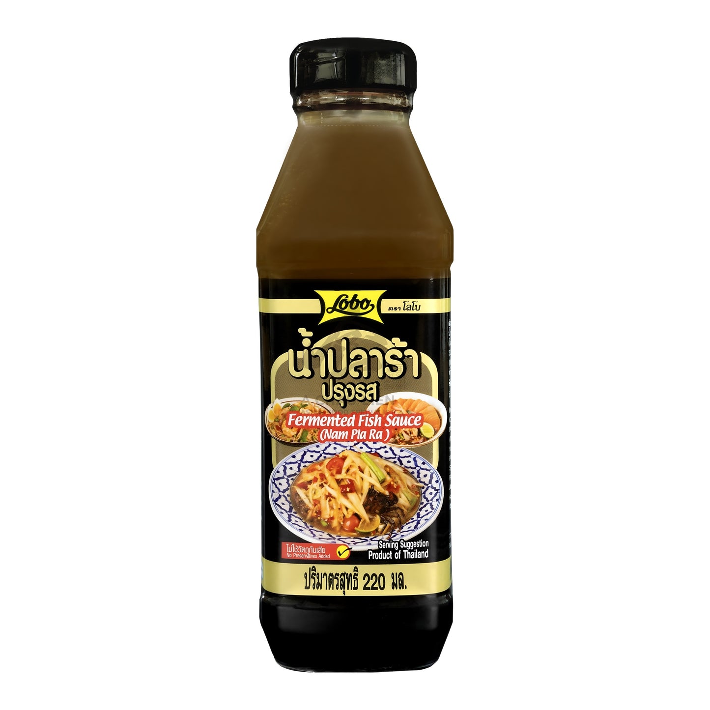 FERMENTED FISH SAUCE (NAM PLA RA) 12 x 220ml LOBO