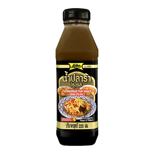 FERMENTED FISH SAUCE (NAM PLA RA) 12 x 220ml LOBO