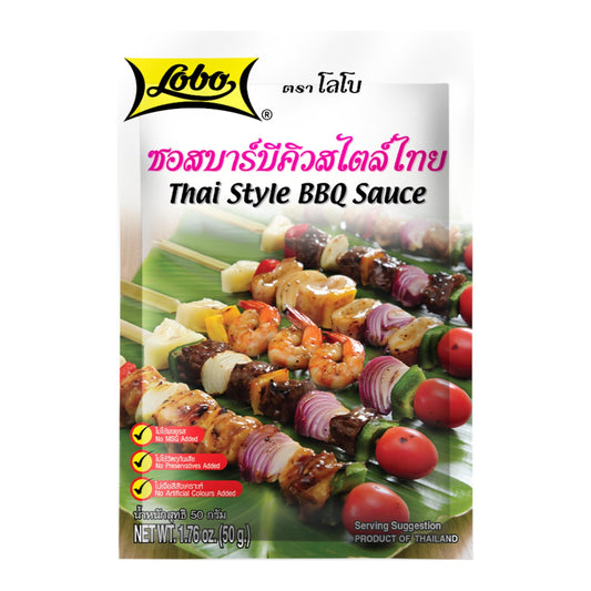THAI STYLE BBQ SAUCE 48 x 50g LOBO
