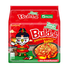 BULDAK HOT CHICKEN FLAVOR RAMEN KIMCHI (5PCS X 135G) 8 x 675g SAMYANG