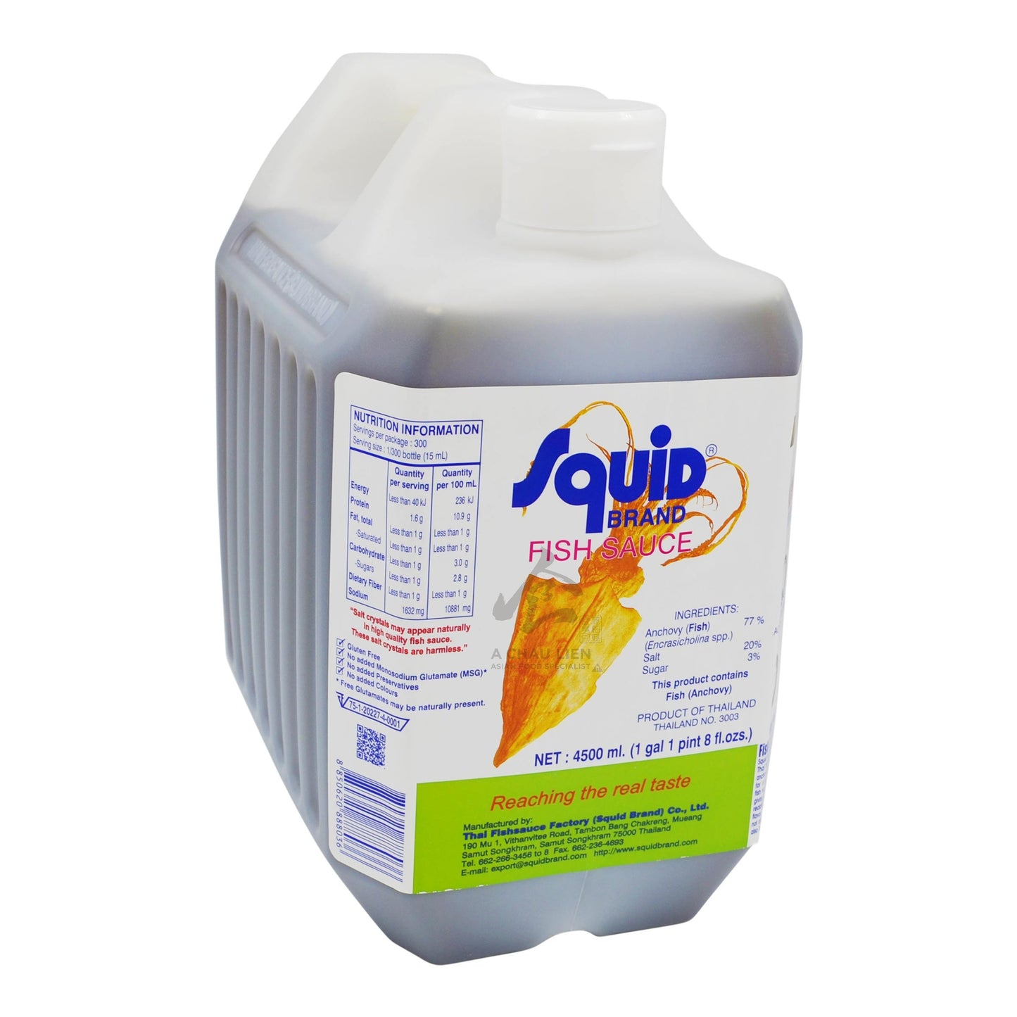 FISH SAUCE (EXP) 3 x 4.5L SQUID BRAND