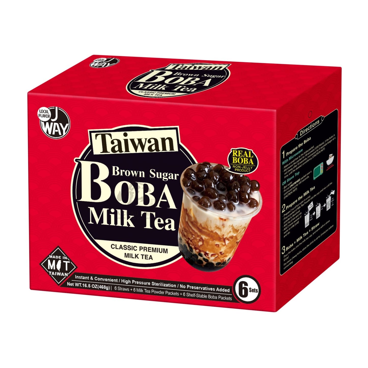 BROWN SUGAR BOBA MILK TEA 14 x 450g J WAY