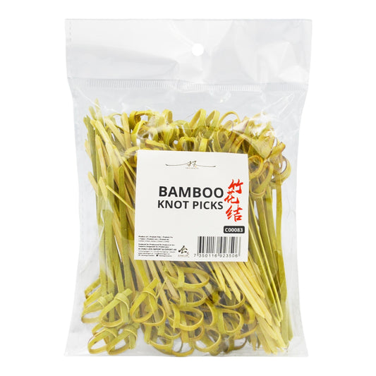 NOSHIKUSHI BAMBOO KNOT PICKS 9CM 100 x 100pcs TWIN DRAGON