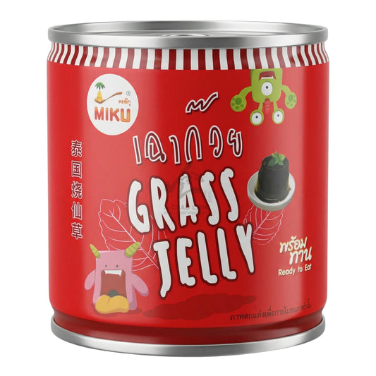 READY TO EAT GRASS JELLY 24 x 185g MIKU