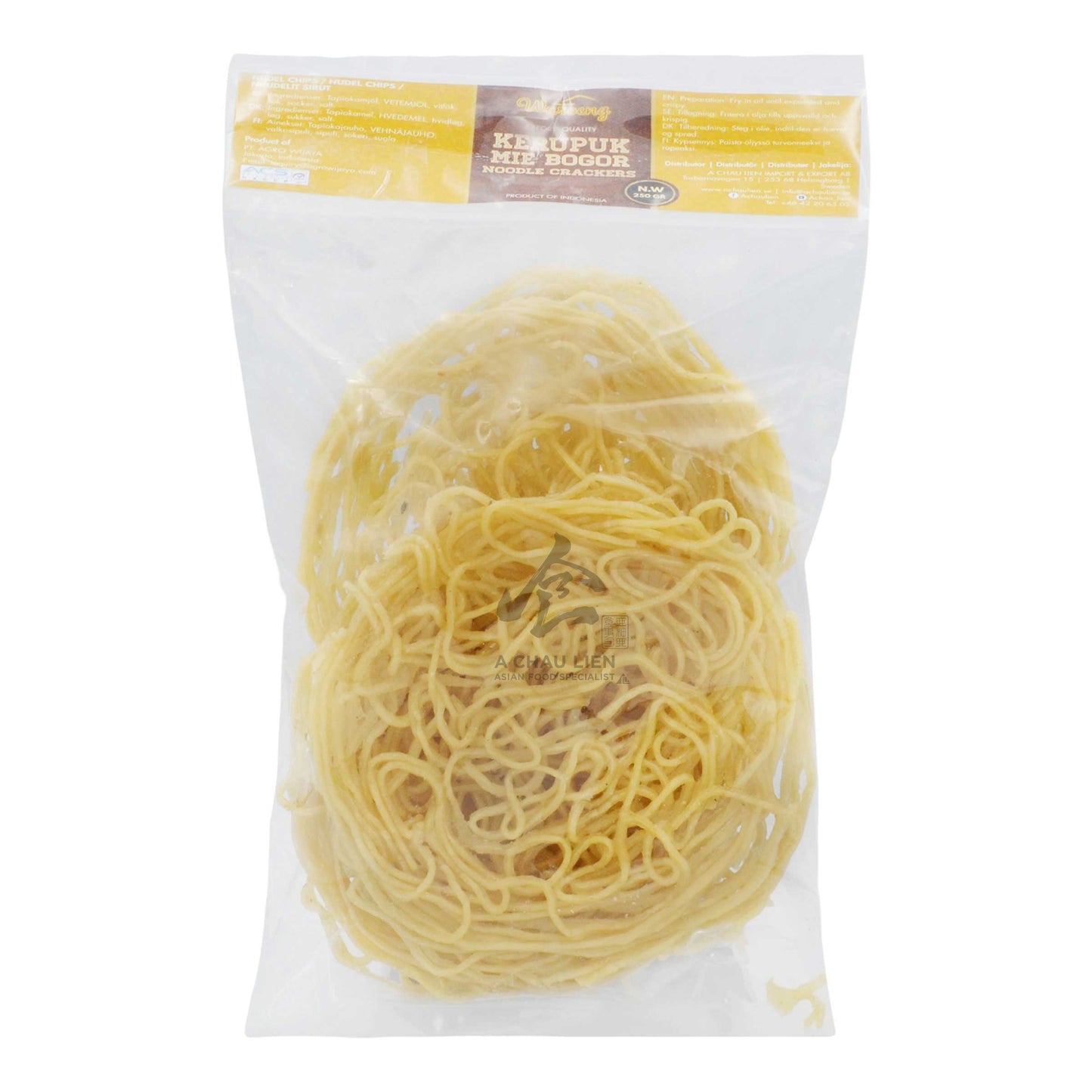 KERUPUK MIE BOGOR NOODLE CRACKERS 16 x 250g WAROENG