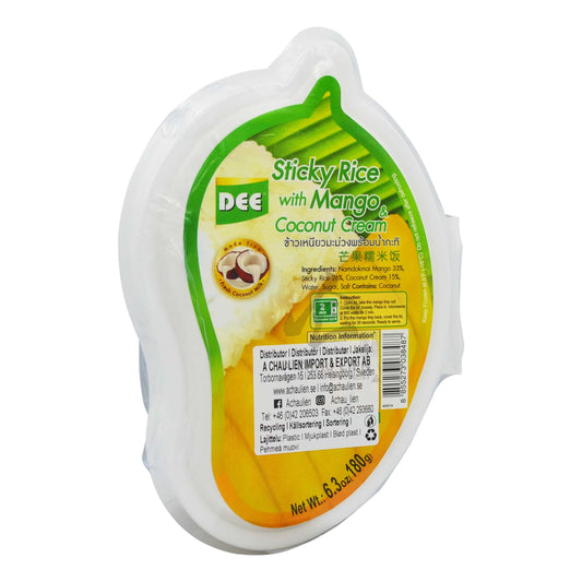 FROZEN STICKY RICE WITH MANGO & COCONUT CREAM 12 x 180g DEE