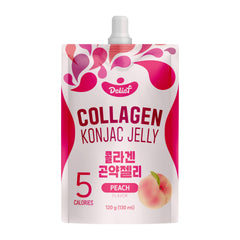 COLLAGEN KONJAC JELLY PEACH (10PCS X 130ML) 6 x 1.3L DELIEF