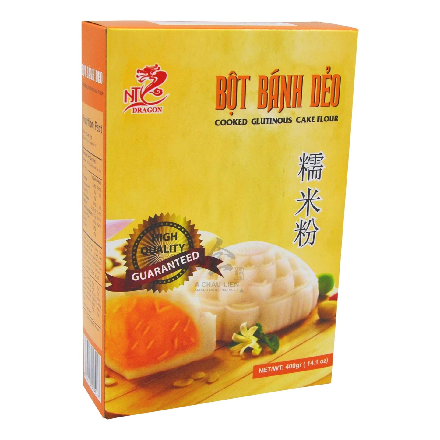 GLUTINOUS CAKE FLOUR BOT BANH DEO 20 x 400g NT DRAGON