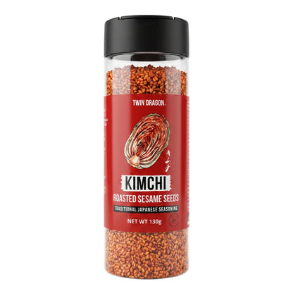 KIMCHI ROASTED SESAME SEEDS 10 x 130g TWIN DRAGON
