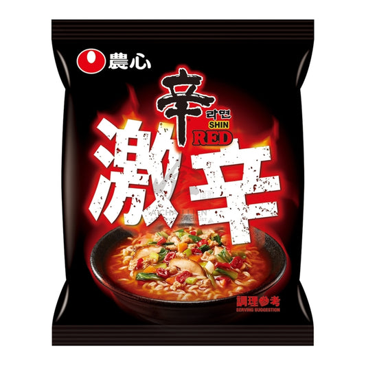 SHIN RED SUPER SPICY NOODLES 20 x 120g NONGSHIM