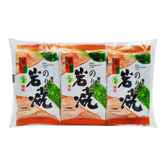 DRIED SEASONED LAVER CHILI 12 x 13g GURUME