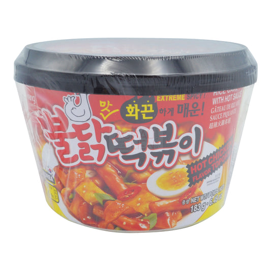 TOPOKKI RICE CAKE HOT CHICKEN SAUCE 6 x 183g WANG