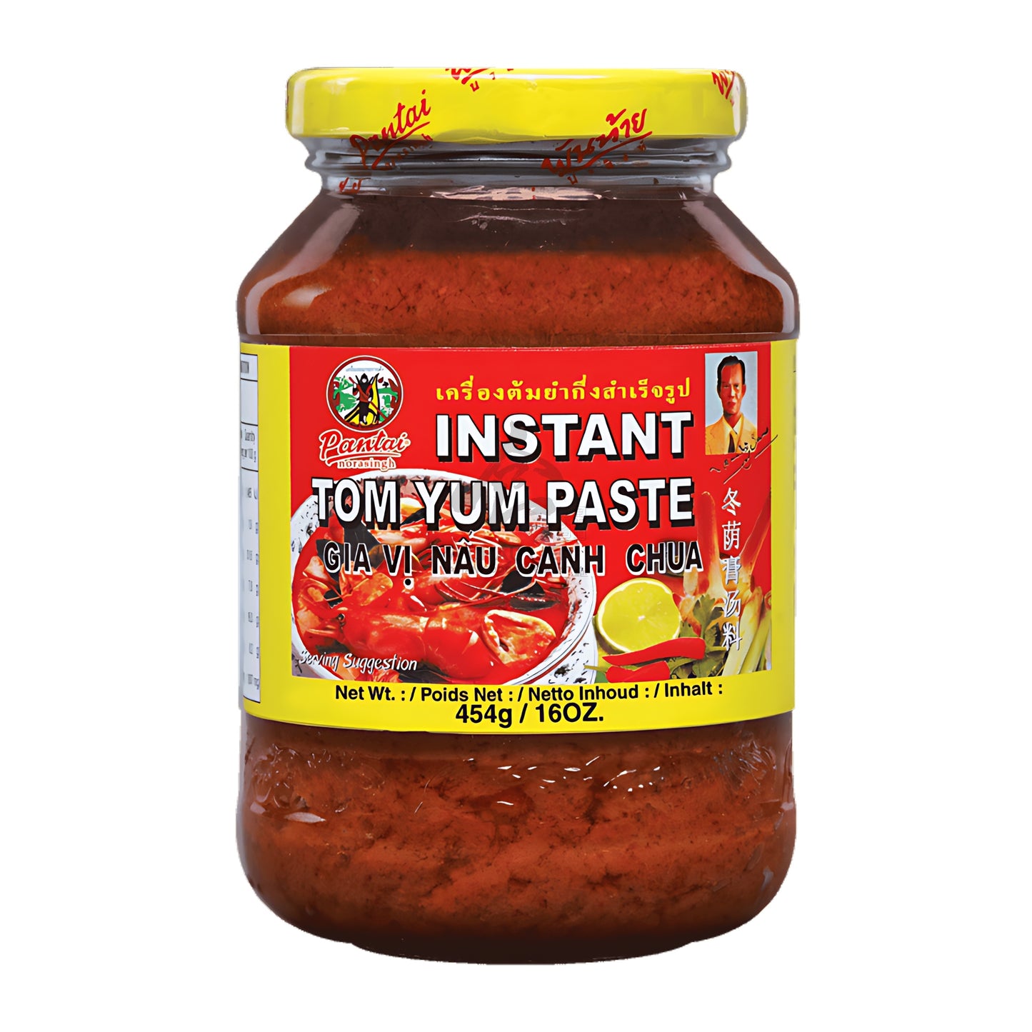INSTANT TOM YUM PASTE 24 x 454g PANTAINORASINGH